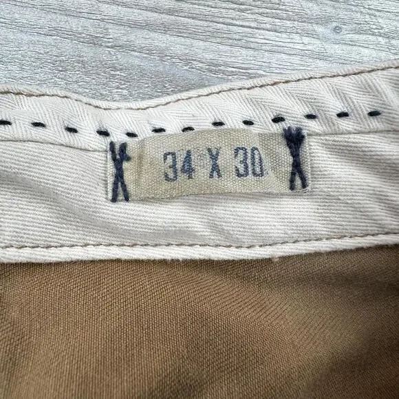 Polo Ralph Lauren Men's Khaki Chino Pants Size 33x30 Tan Brown Classic 867 - Picture 2 of 9